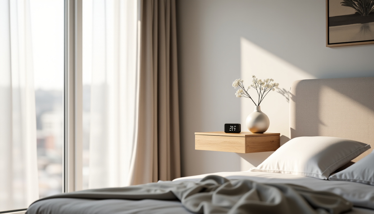 Comment un chevet suspendu transforme votre chambre